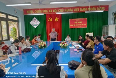Trung tâm GDNN-GDTX khu vực Bình Sơn đã tổ chức Hội nghị cán bộ, viên chức năm học 2025 – 2026
